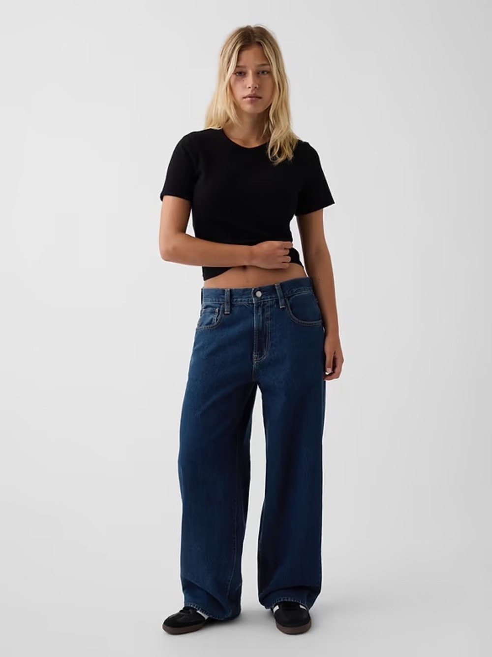 The Hailey Extra Baggy Jean Medium Indigo 26 and 27 NWT